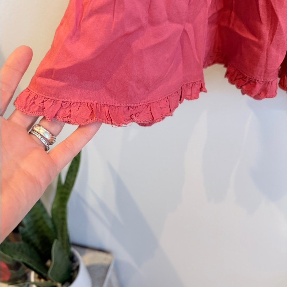 Elan Pink Smocked Waist Mini Skirt Medium NWT - Picture 3 of 3
